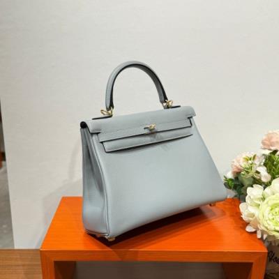 wholesale quality hermes kelly 25 swift p0 gris pantin